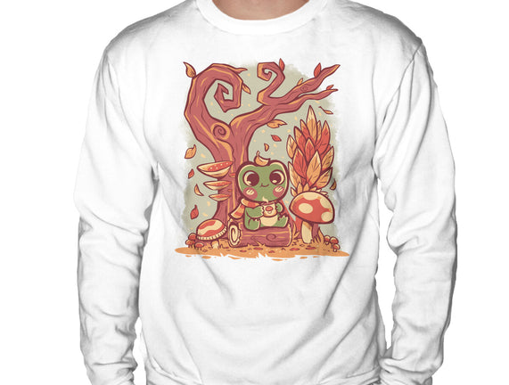 Cozy Autumn Days Frog
