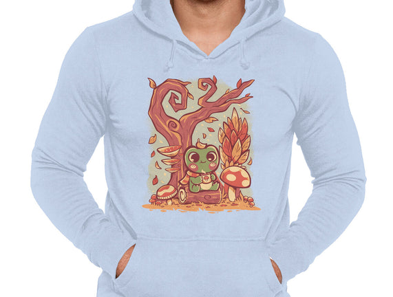 Cozy Autumn Days Frog