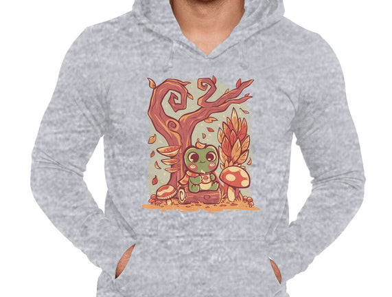 Cozy Autumn Days Frog