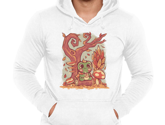 Cozy Autumn Days Frog