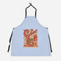 Cozy Autumn Days Frog-Unisex-Kitchen-Apron-TechraNova