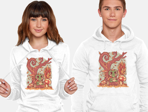 Cozy Autumn Days Frog