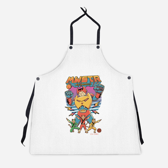 Meowster Squadron-Unisex-Kitchen-Apron-vp021