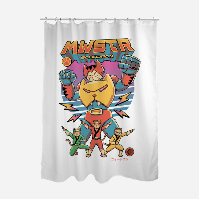 Meowster Squadron-None-Polyester-Shower Curtain-vp021