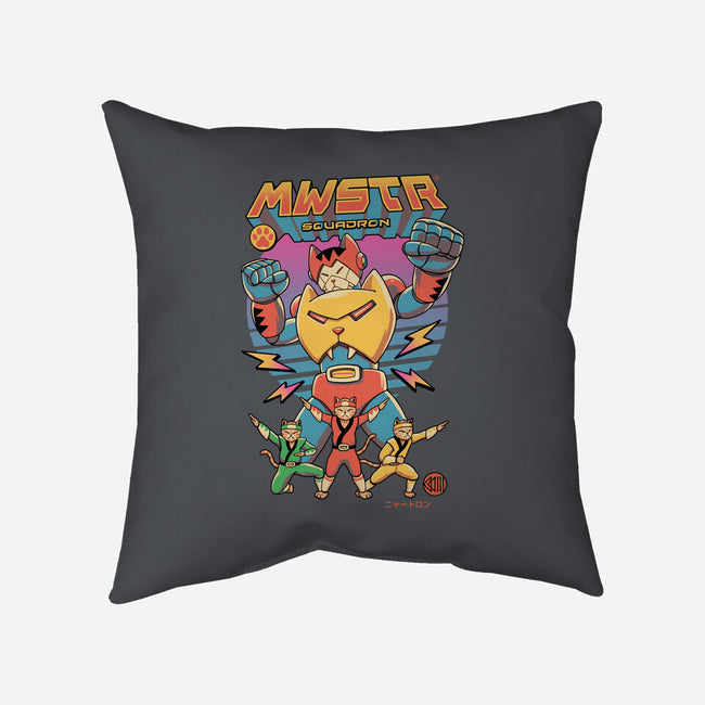 Meowster Squadron-None-Removable Cover w Insert-Throw Pillow-vp021