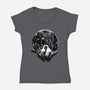 Inside The Labyrinth-Womens-V-Neck-Tee-zascanauta