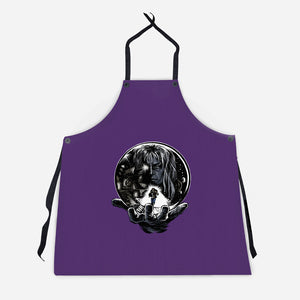 Inside The Labyrinth-Unisex-Kitchen-Apron-zascanauta