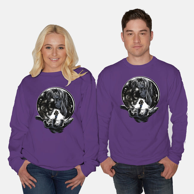 Inside The Labyrinth-Unisex-Crew Neck-Sweatshirt-zascanauta