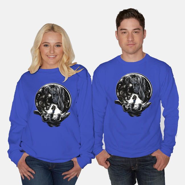 Inside The Labyrinth-Unisex-Crew Neck-Sweatshirt-zascanauta