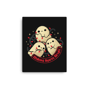 Cute Ghosts Making Spirits Bright