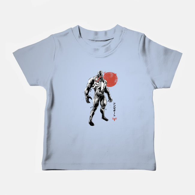 Dark Symbiote Sumi-e-Baby-Basic-Tee-Astrobot Invention