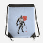 Dark Symbiote Sumi-e-None-Drawstring-Bag-Astrobot Invention