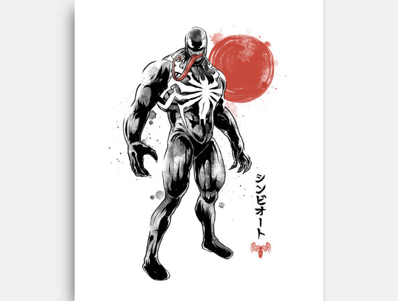 Dark Symbiote Sumi-e