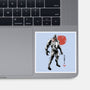 Dark Symbiote Sumi-e-None-Glossy-Sticker-Astrobot Invention