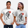 Dark Symbiote Sumi-e-Unisex-Basic-Tee-Astrobot Invention