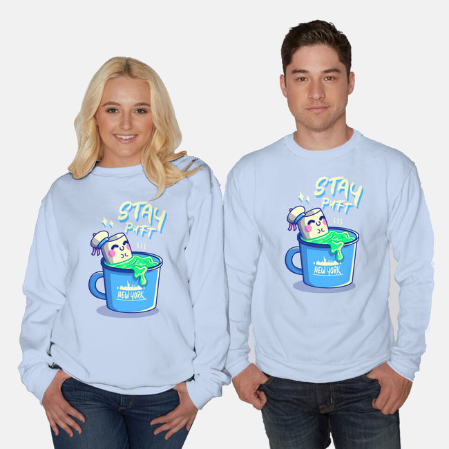 Marshmallow Time-Unisex-Crew Neck-Sweatshirt-Donnie