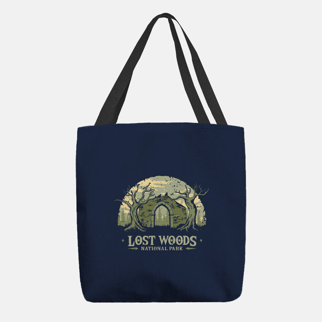 Lost Woods National Park-None-Basic Tote-Bag-retrodivision