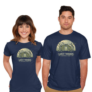 Lost Woods National Park-Mens-Basic-Tee-retrodivision