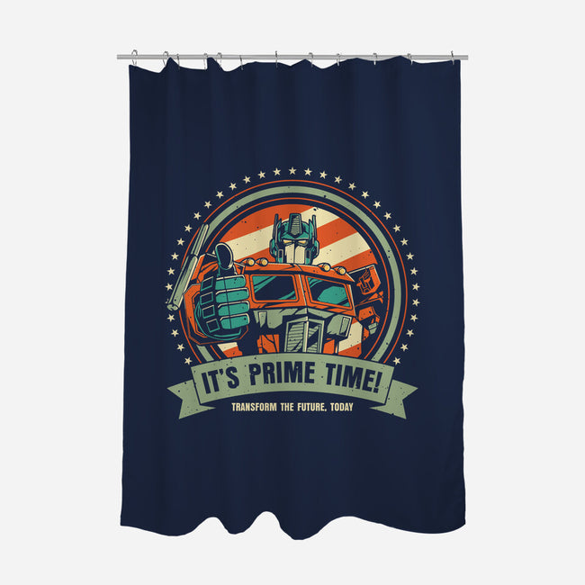 Prime Time-None-Polyester-Shower Curtain-retrodivision