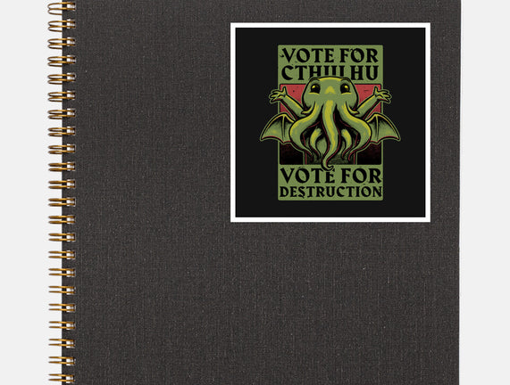 Vote Cthulhu Destruction