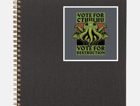 Vote Cthulhu Destruction