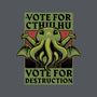 Vote Cthulhu Destruction-Mens-Basic-Tee-Studio Mootant