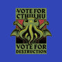 Vote Cthulhu Destruction-Mens-Heavyweight-Tee-Studio Mootant