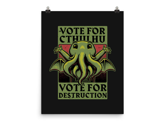 Vote Cthulhu Destruction