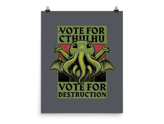 Vote Cthulhu Destruction