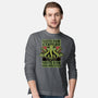 Vote Cthulhu Destruction-Mens-Long Sleeved-Tee-Studio Mootant