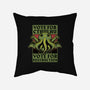 Vote Cthulhu Destruction-None-Removable Cover w Insert-Throw Pillow-Studio Mootant