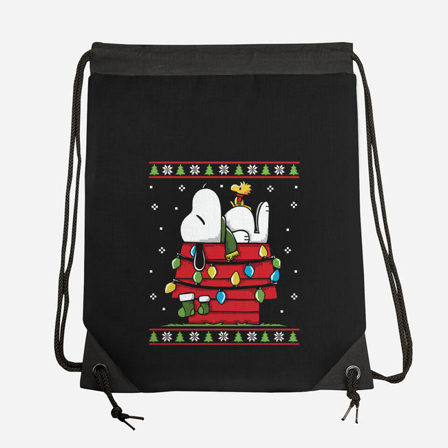 Waiting For Christmas-None-Drawstring-Bag-Vallina84