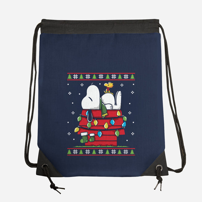 Waiting For Christmas-None-Drawstring-Bag-Vallina84