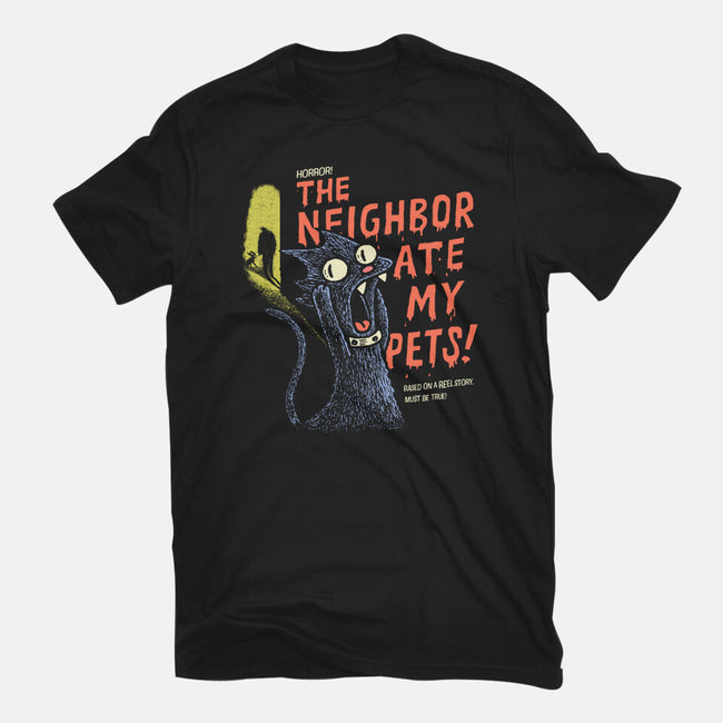 The Neighbor Ate My Pets-Mens-Basic-Tee-Wenceslao A Romero