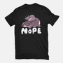 No Moo-Womens-Fitted-Tee-Wenceslao A Romero