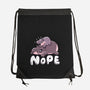 No Moo-None-Drawstring-Bag-Wenceslao A Romero