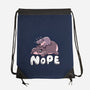 No Moo-None-Drawstring-Bag-Wenceslao A Romero