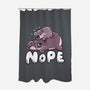 No Moo-None-Polyester-Shower Curtain-Wenceslao A Romero