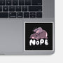 No Moo-None-Glossy-Sticker-Wenceslao A Romero