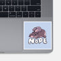 No Moo-None-Glossy-Sticker-Wenceslao A Romero