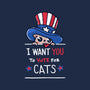 You Should Vote For Cats-Womens-Fitted-Tee-Wenceslao A Romero