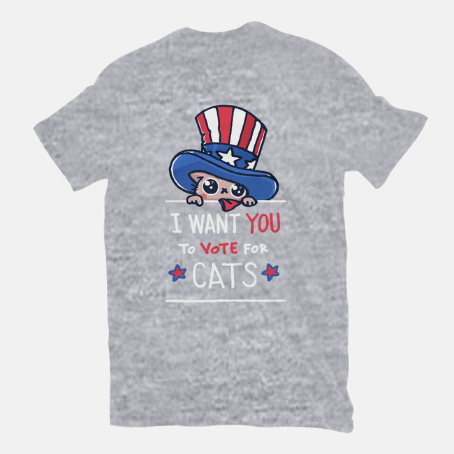 You Should Vote For Cats-Unisex-Basic-Tee-Wenceslao A Romero