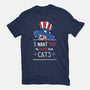 You Should Vote For Cats-Womens-Fitted-Tee-Wenceslao A Romero