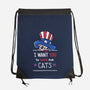 You Should Vote For Cats-None-Drawstring-Bag-Wenceslao A Romero