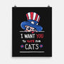 You Should Vote For Cats-None-Matte-Poster-Wenceslao A Romero