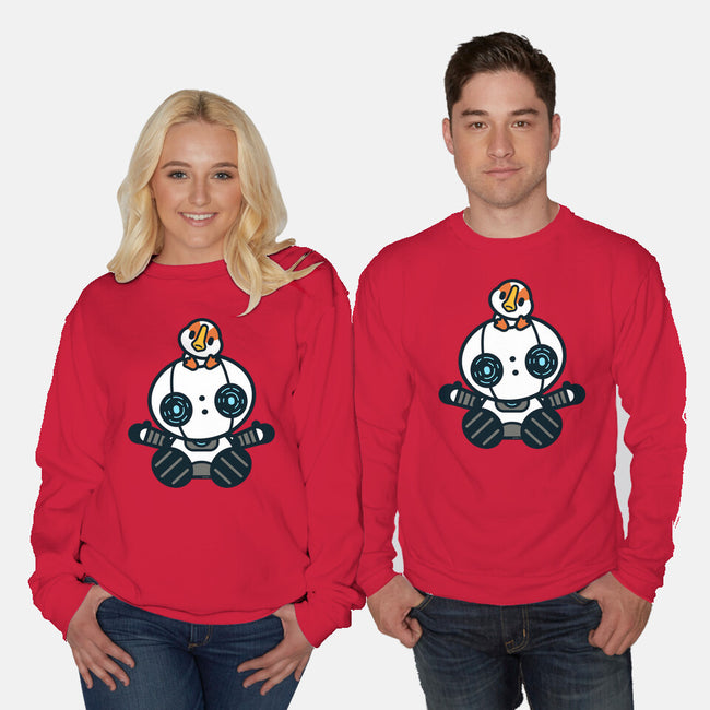 Hello Gosling-Unisex-Crew Neck-Sweatshirt-Wenceslao A Romero