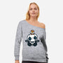 Hello Gosling-Womens-Off Shoulder-Sweatshirt-Wenceslao A Romero