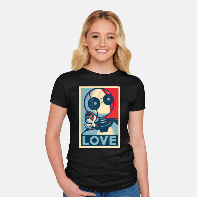 More Than Programmed-Womens-Fitted-Tee-Wenceslao A Romero