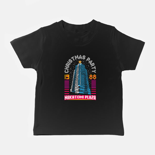 Nakatomi Party 88-Baby-Basic-Tee-rocketman_art