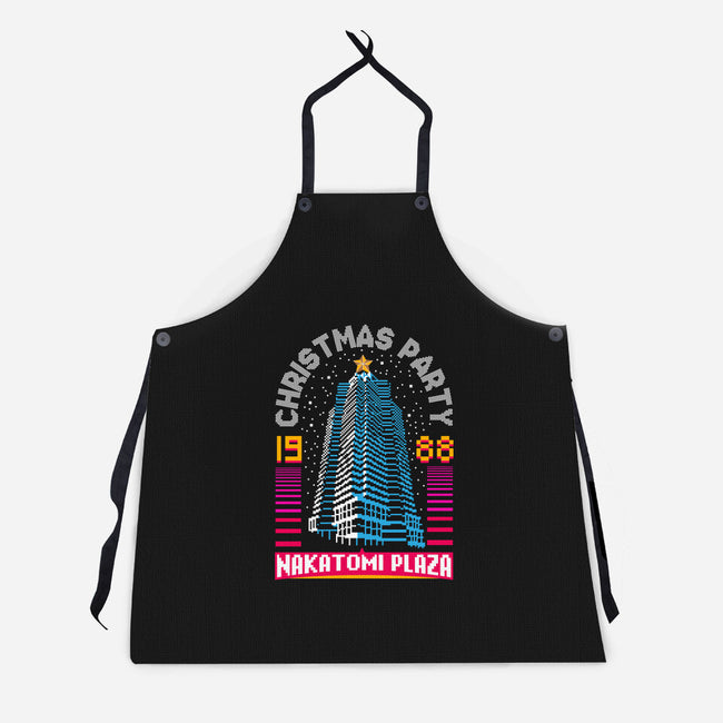 Nakatomi Party 88-Unisex-Kitchen-Apron-rocketman_art